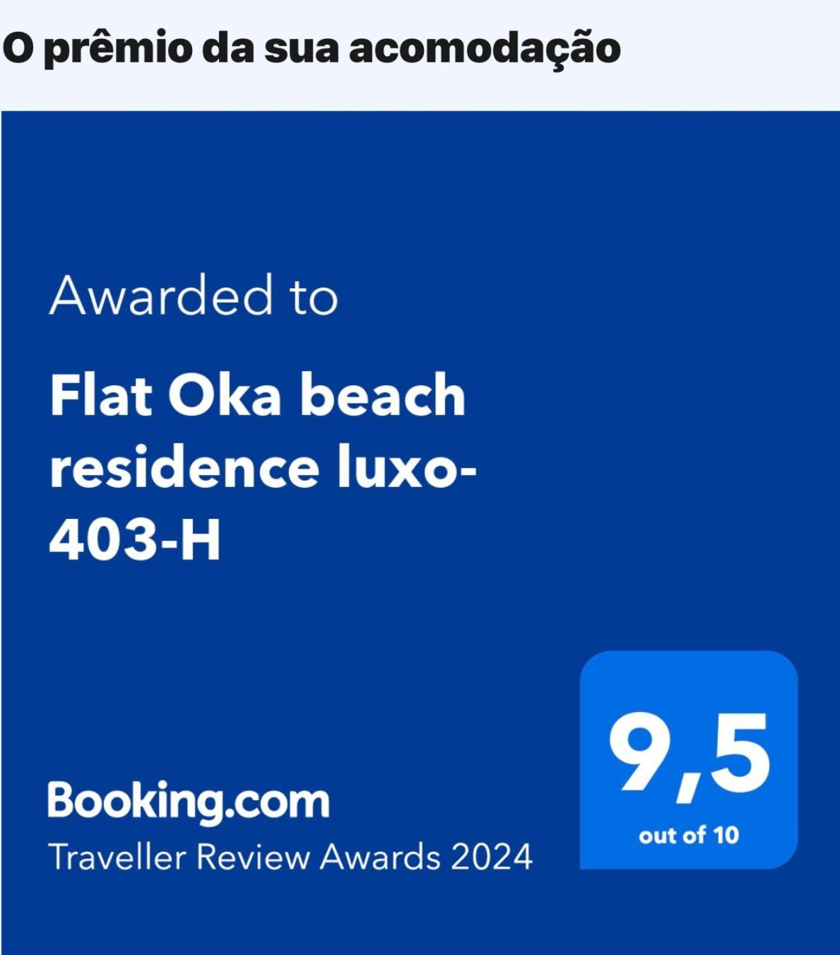 Flat Oka Beach Residence Luxo Porto de Galinhas Ngoại thất bức ảnh